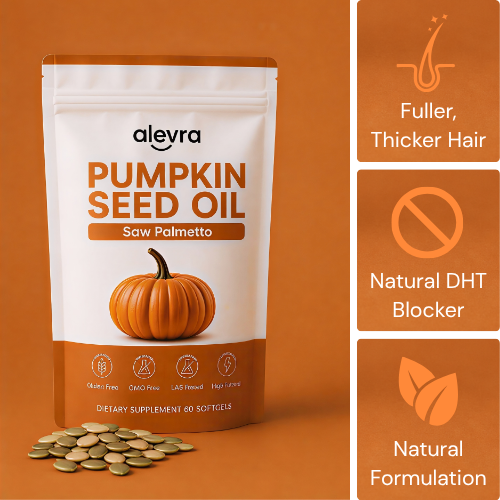 Alevra Pumpkin Seed Oil & Saw Palmetto 3000mg
